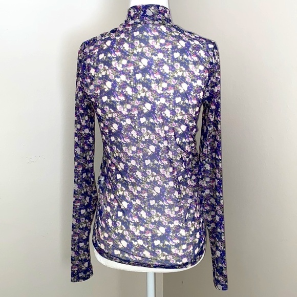 Levi’s floral mesh sheer turtleneck - Picture 3 of 7